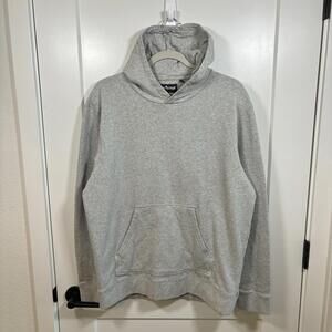 Barbour Hoodie Mens Size XL Grey International Logo Jumper Pullover Sweatshirt